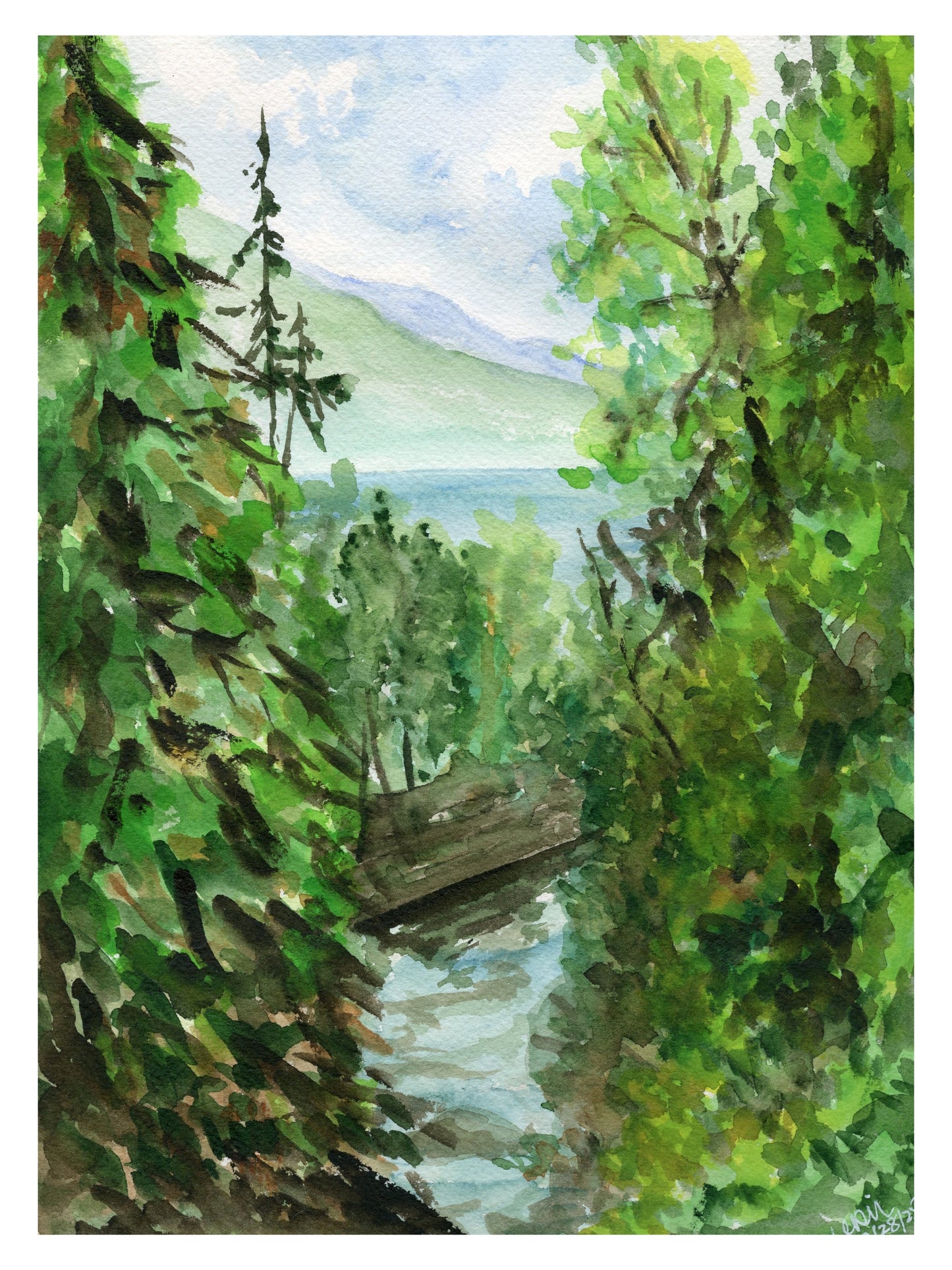 In the Midst - Original Watercolour