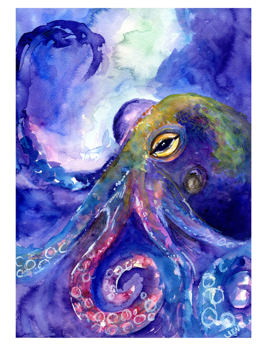 Beneath the Surface - Original Watercolour