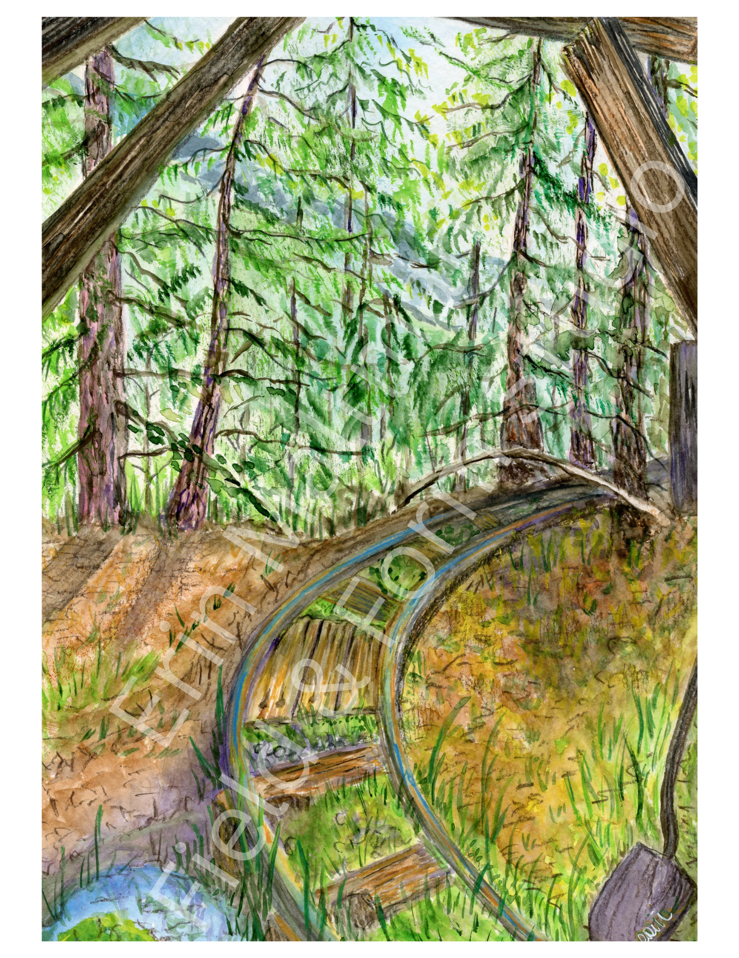 Curve at Altoona - Fine Art Print
