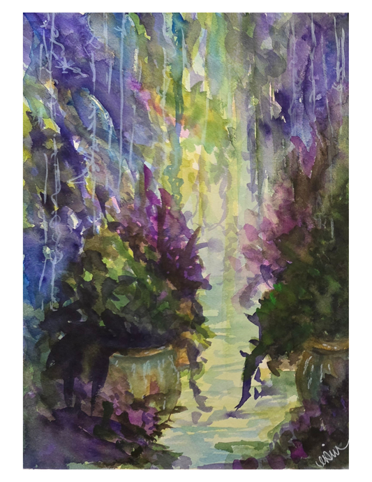 Emerging - Field; Original Watercolour