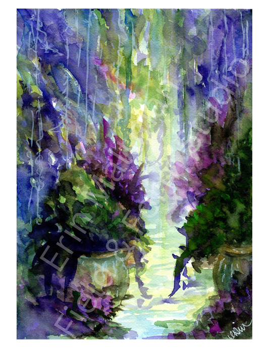 Emerging - Field; Original Watercolour