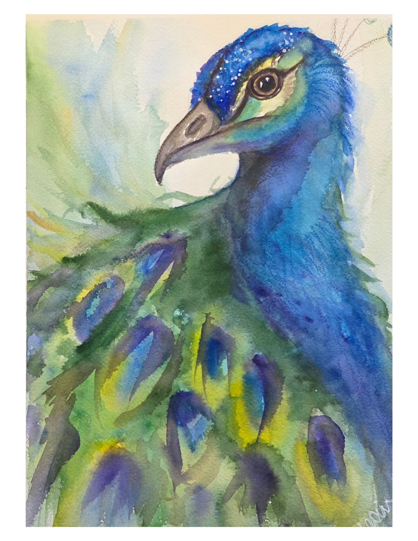 Emerging - Form; Original Watercolour
