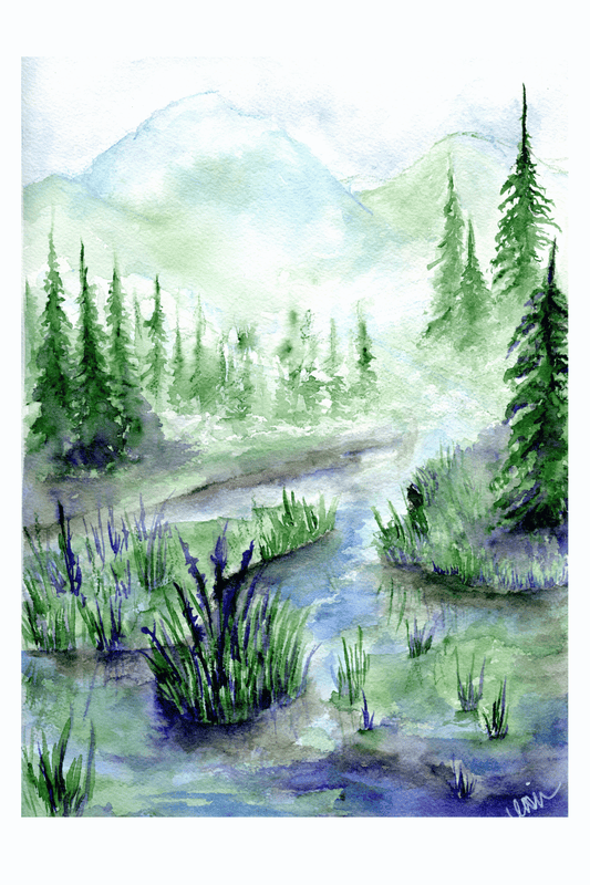In Stillness - Field; Artist Card