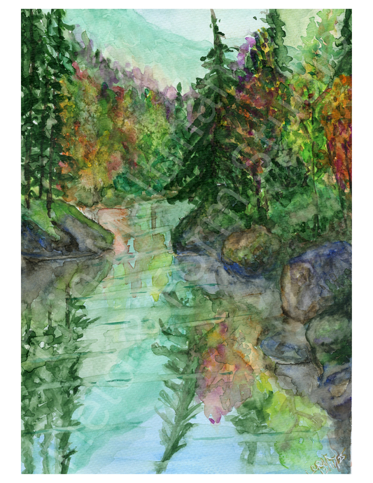 Reflection - Original Watercolour