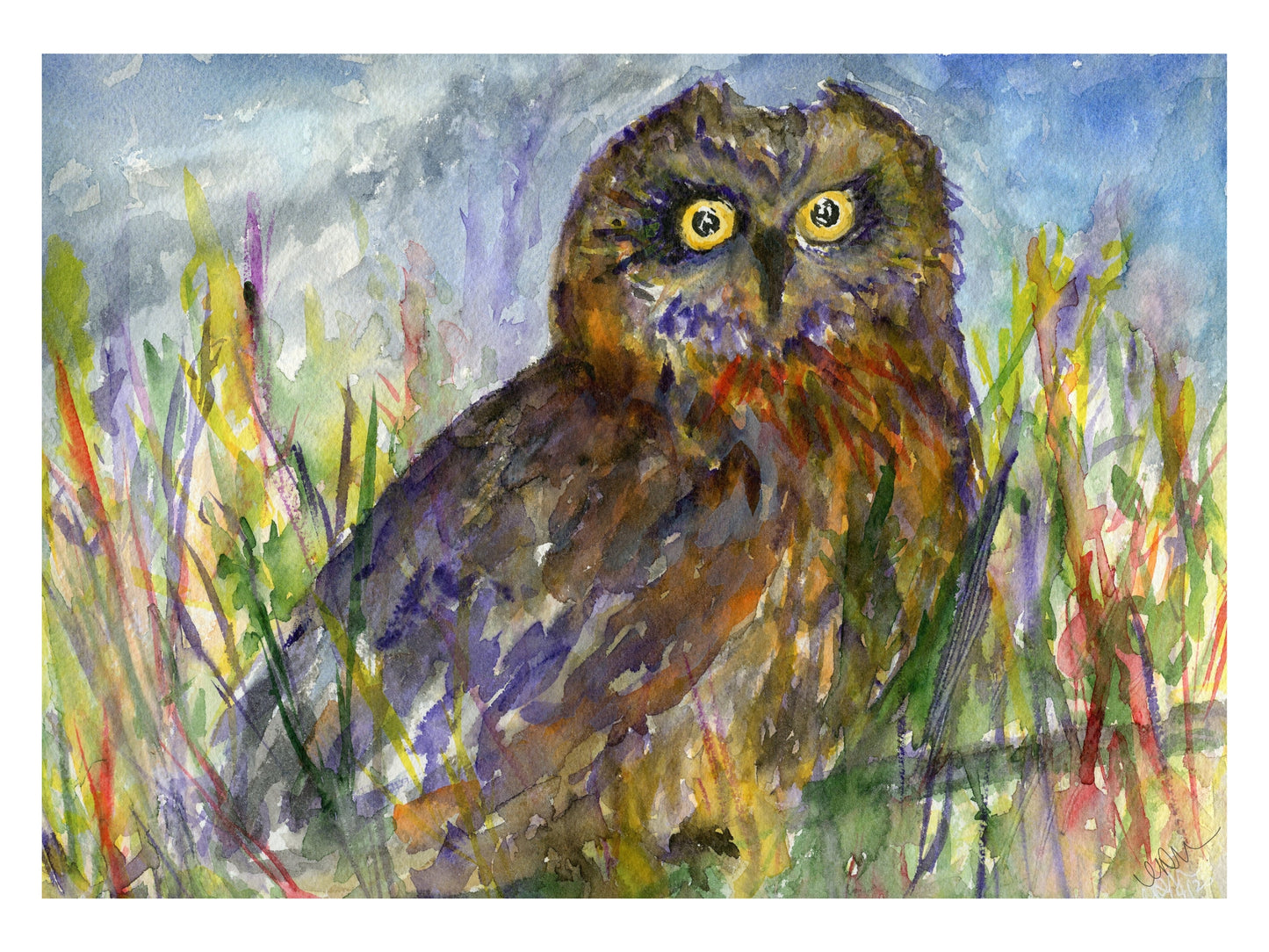 Awake - Original Watercolour